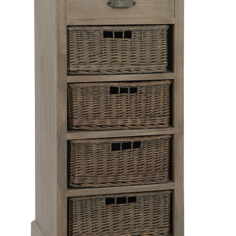 Schrank 4 Korb + Schublade