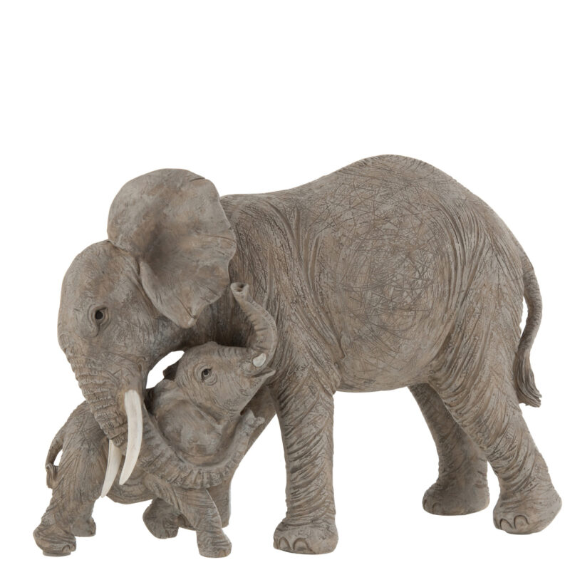 Elefantenfiguren Grau