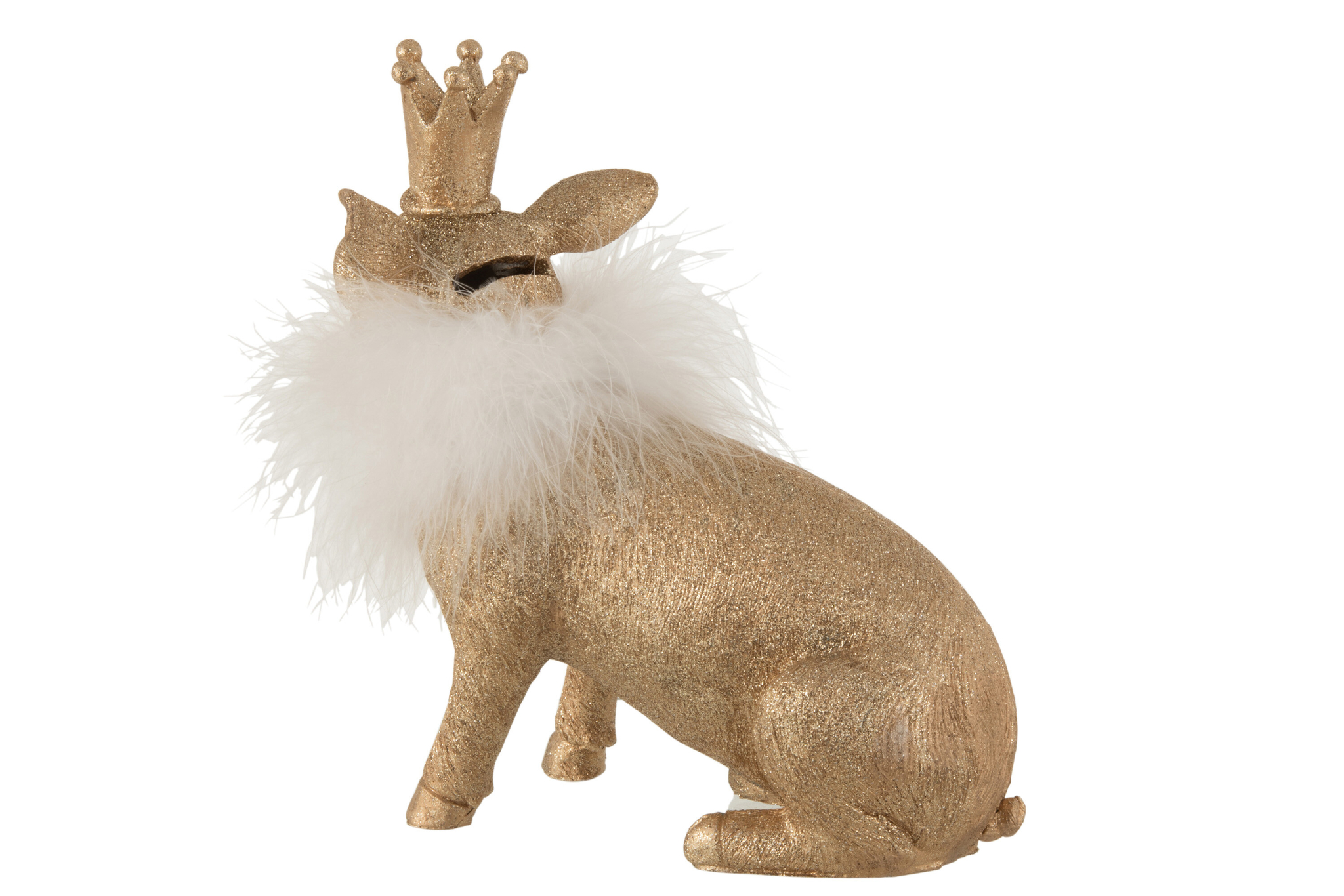 Schwein Krone Porz Gold Groß – Bild 2