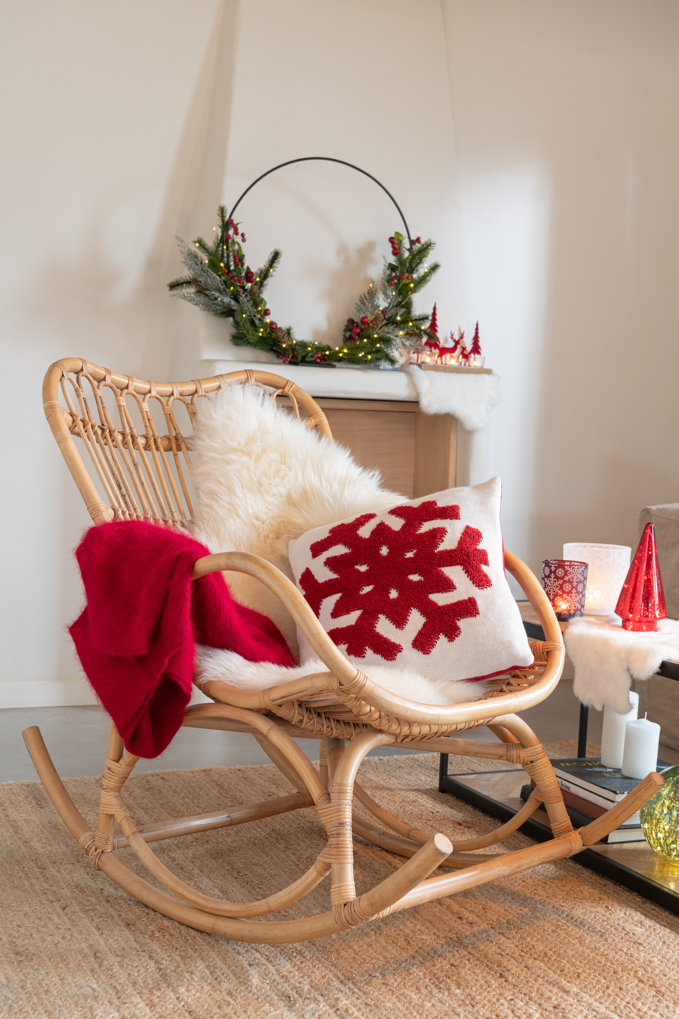 Fußmatte Schaffell Kunstpelz Weiß – Bild 2