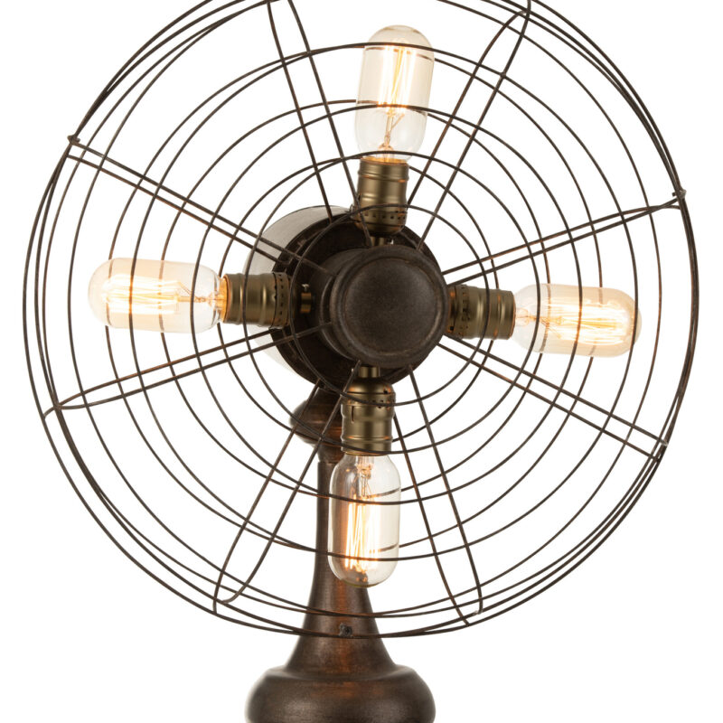 Lampe Ventilator Metall