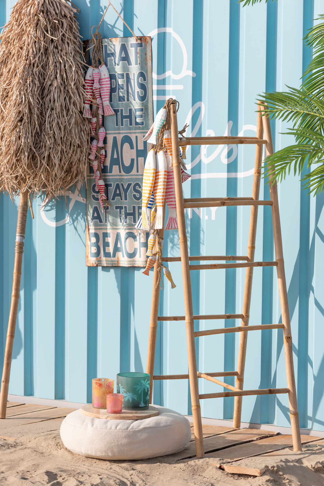 Leiter Doppel Bambus – Bild 4